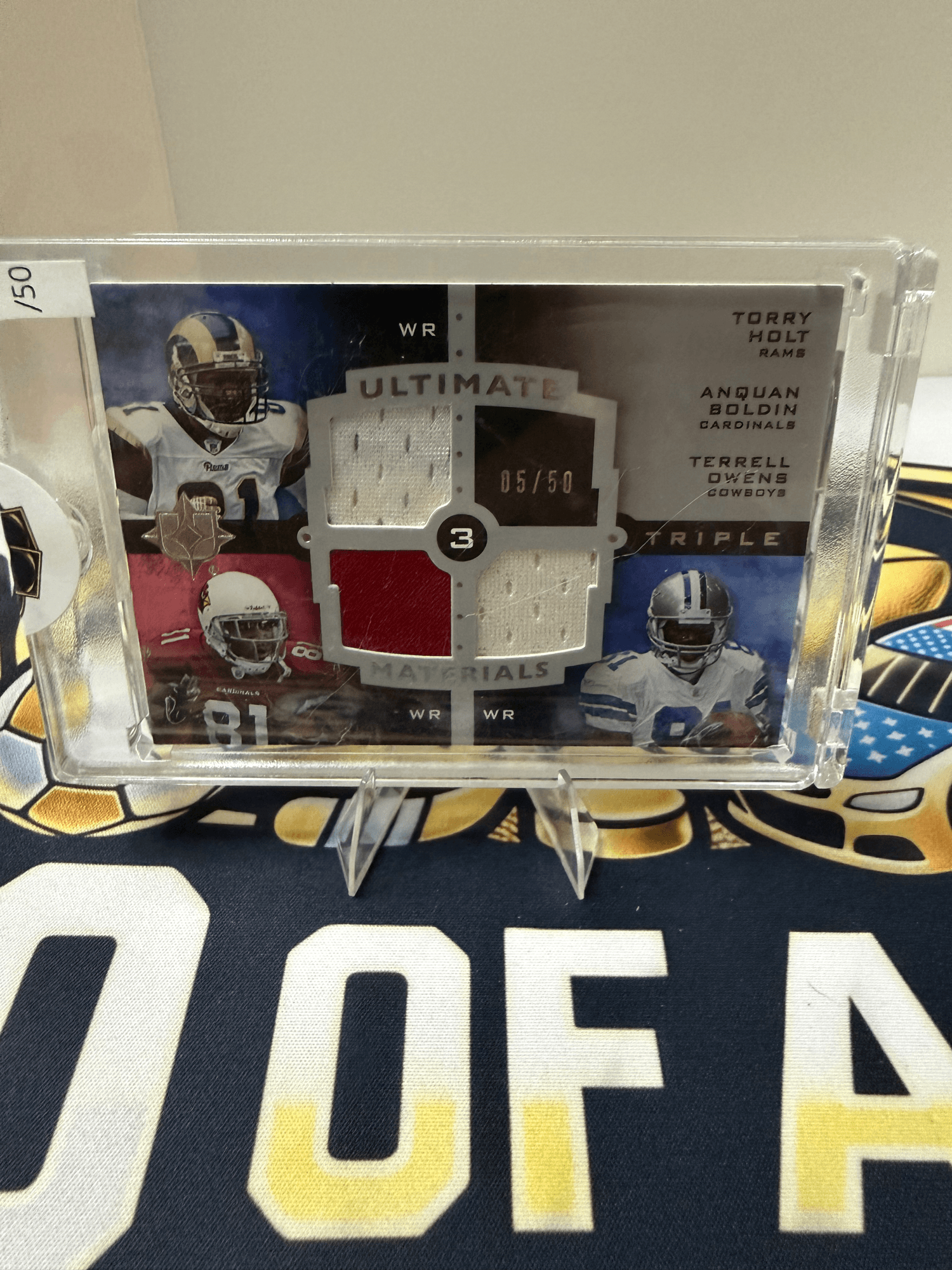 2007 Upper Deck Ultimate Collection T. Holt / A. Boldin / T. Owens