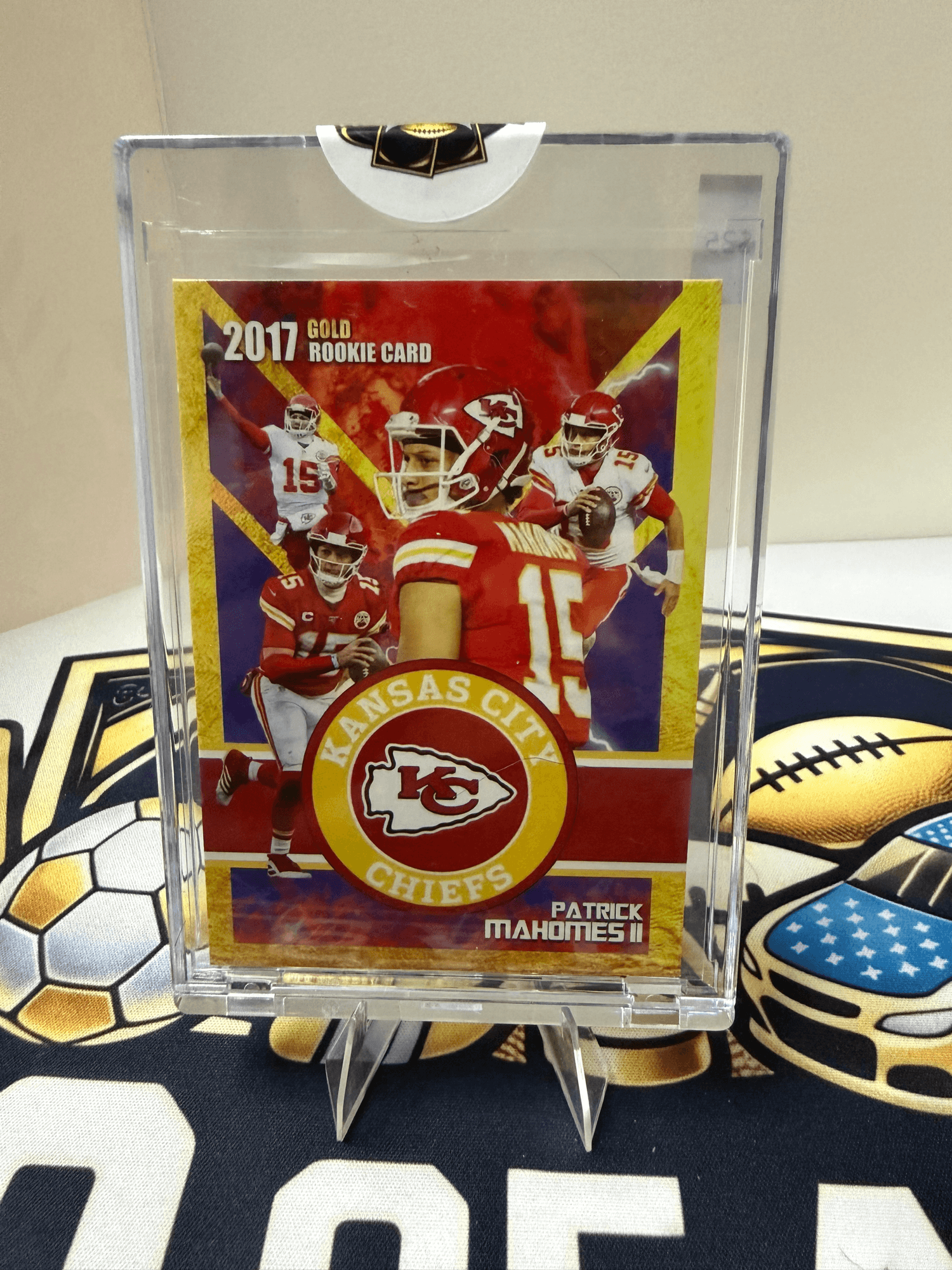 2017 Rookie Gems Gold Rookie Patrick Mahomes II