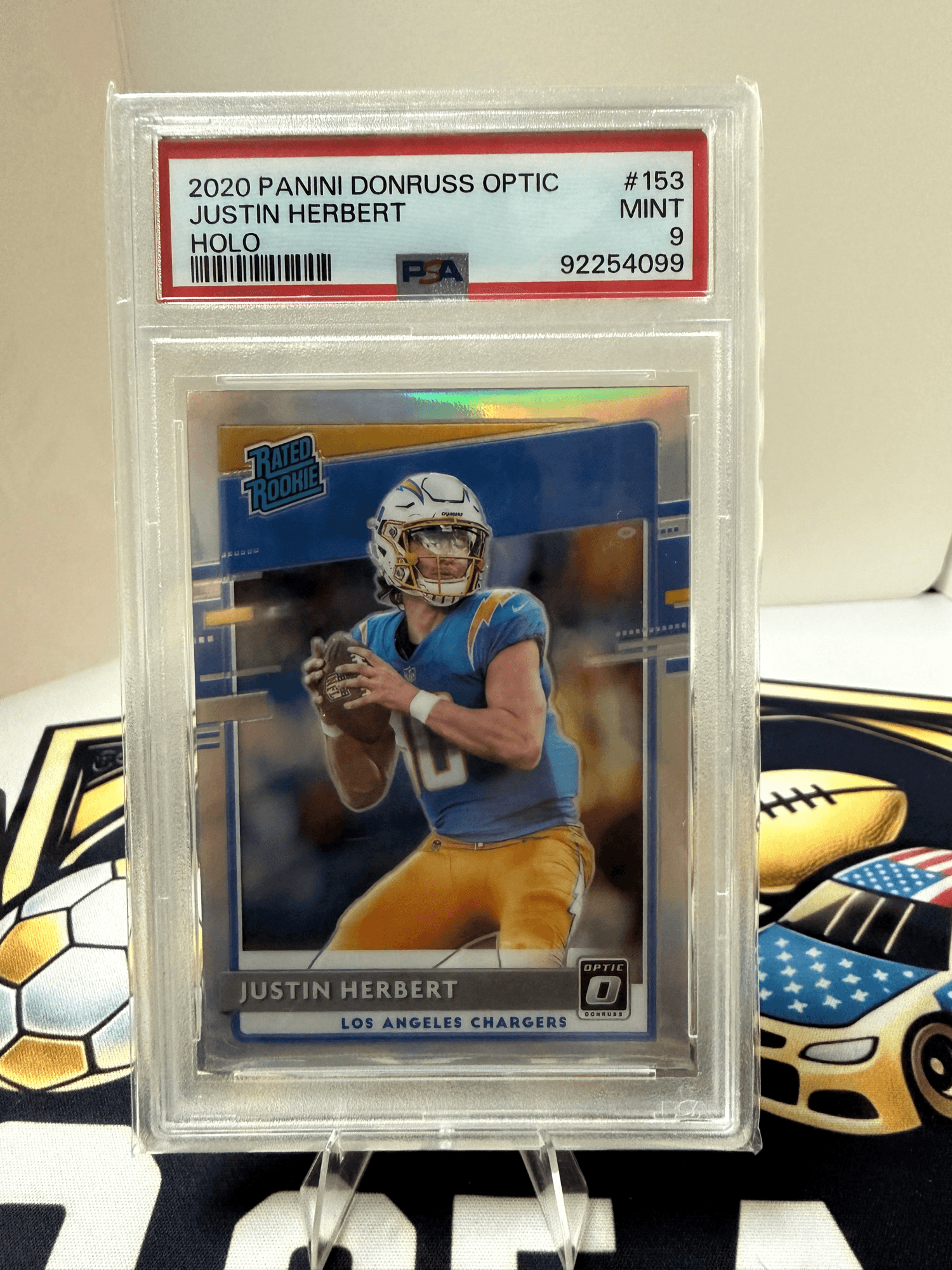 2020 Panini Donruss Optic Holo Justin Herbert