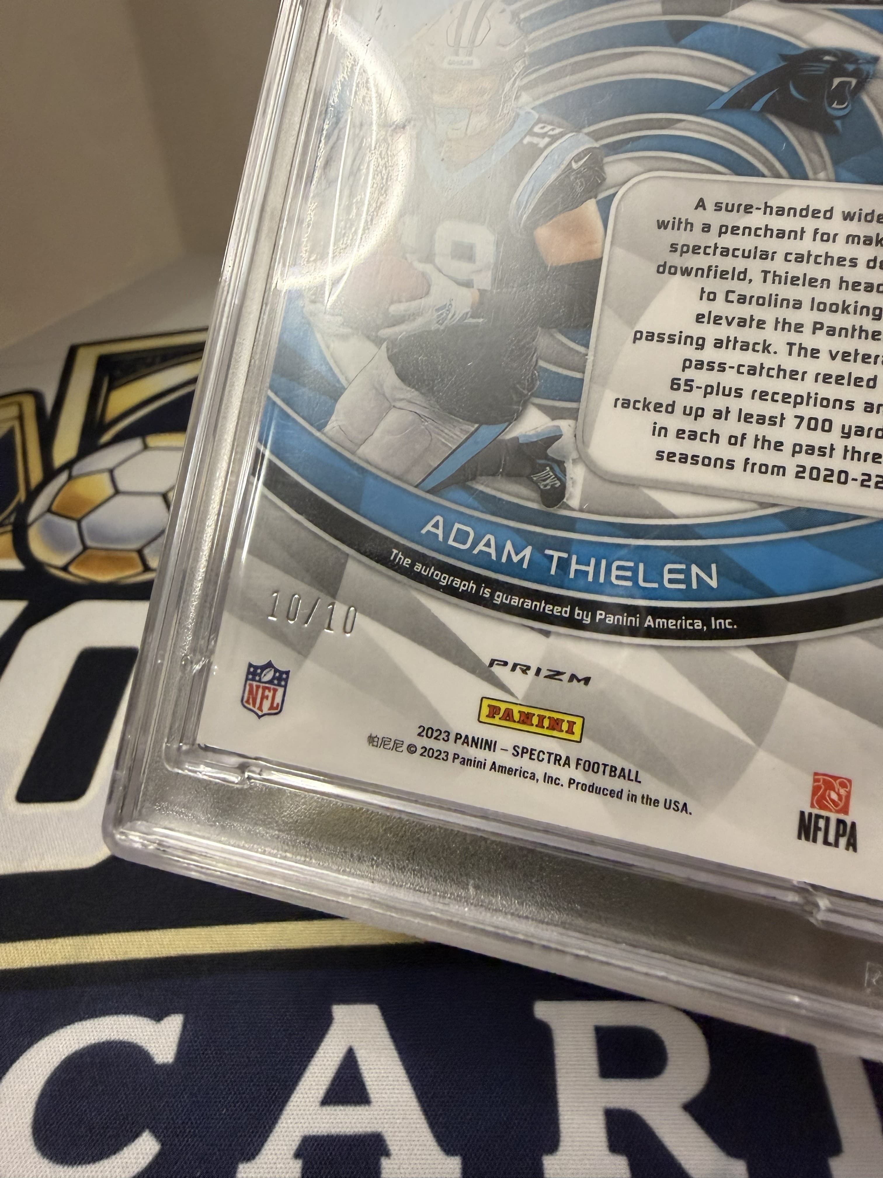 2023 Adam Thielen Neon Orange Auto view 3