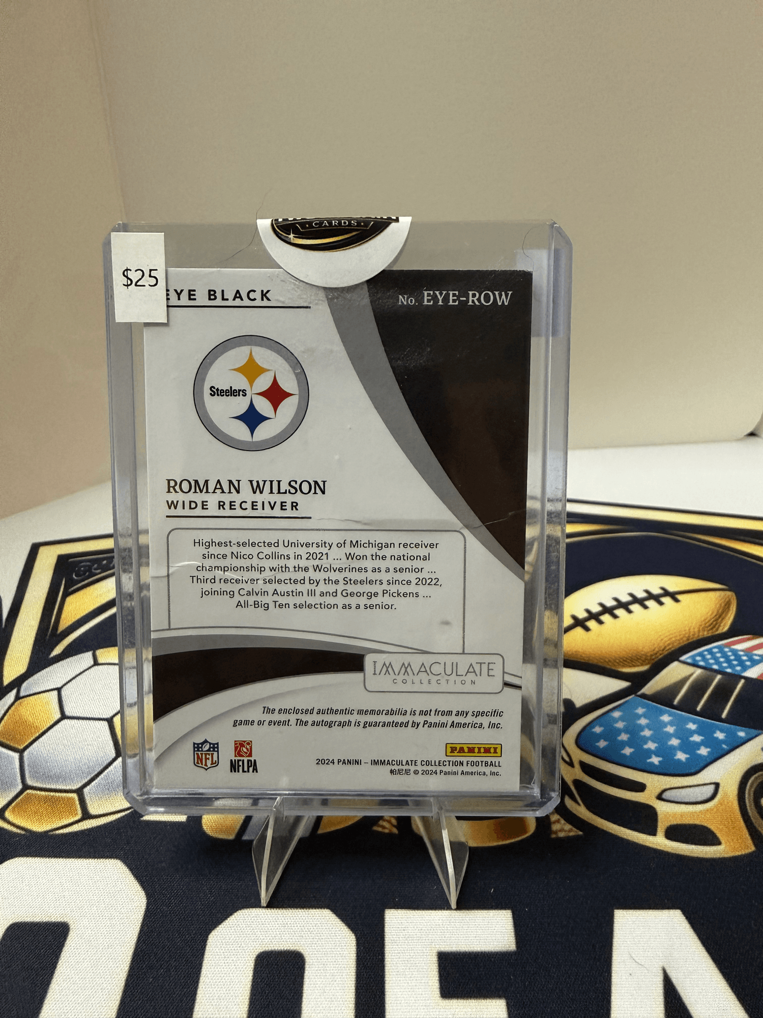 2024 Panini Immaculate Collections Roman Wilson view 2