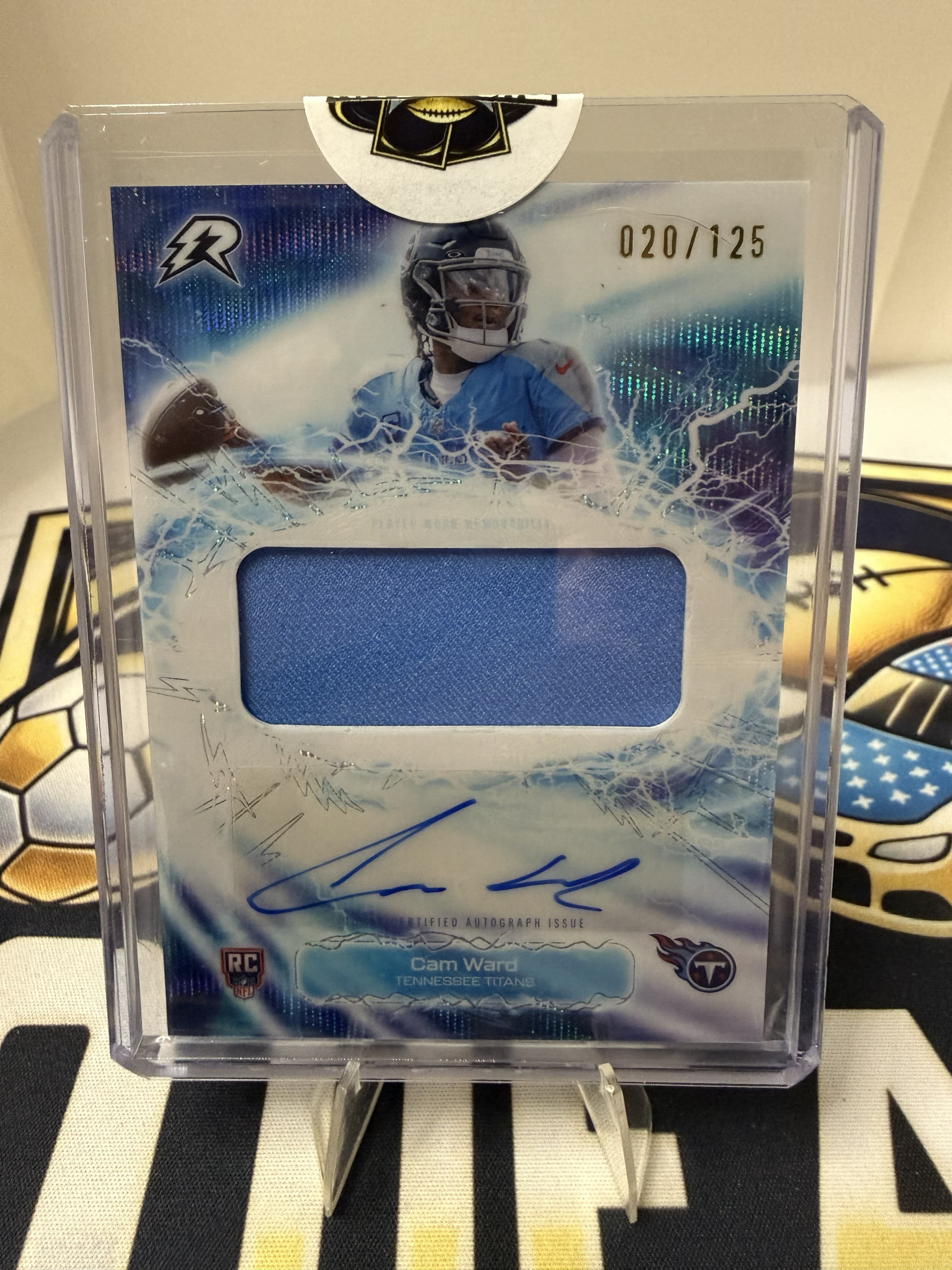 2025 Cam Ward Radial Rookies RPA /125