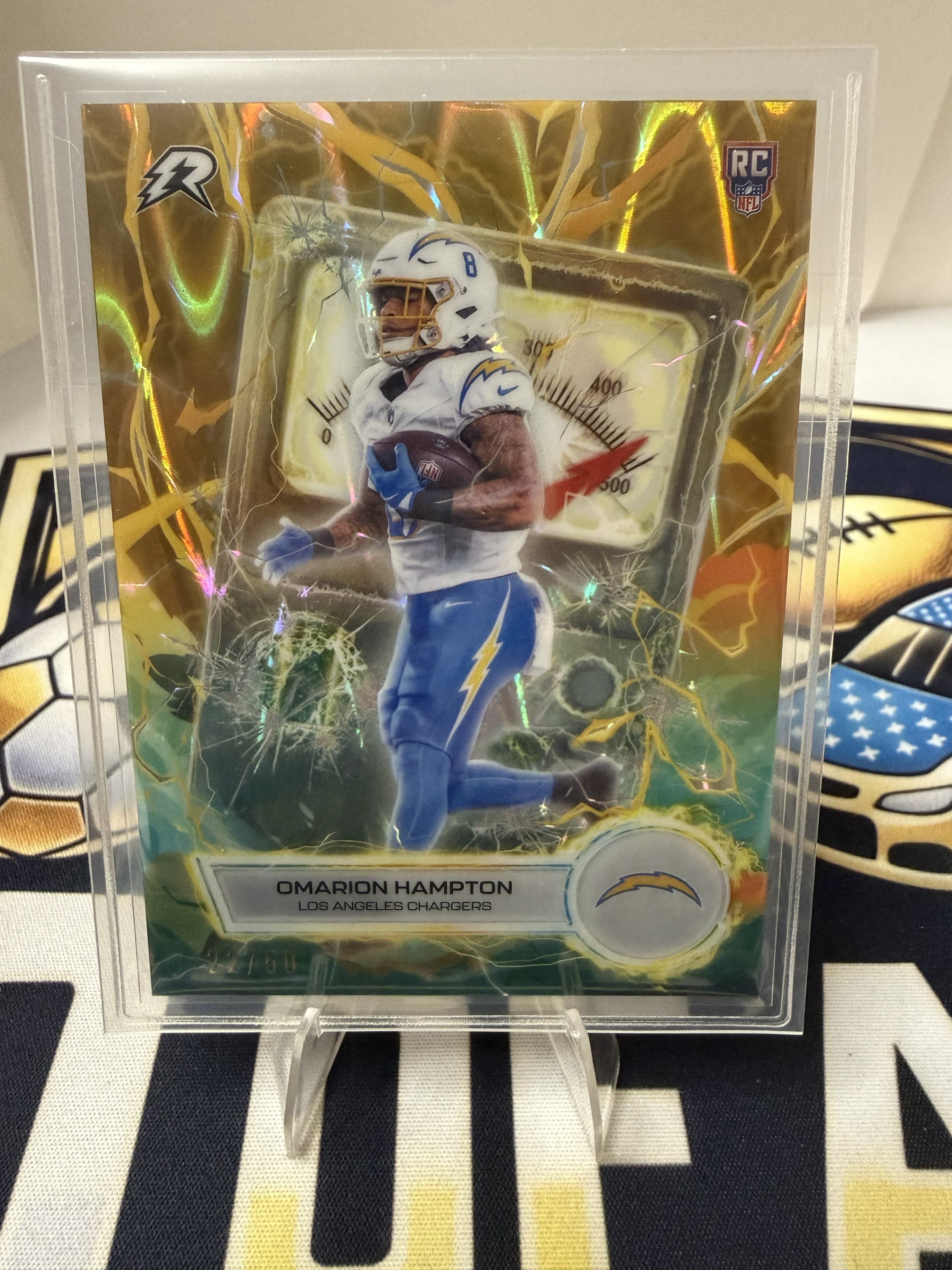 2025 Omarion Hampton Gold Voltaic /50