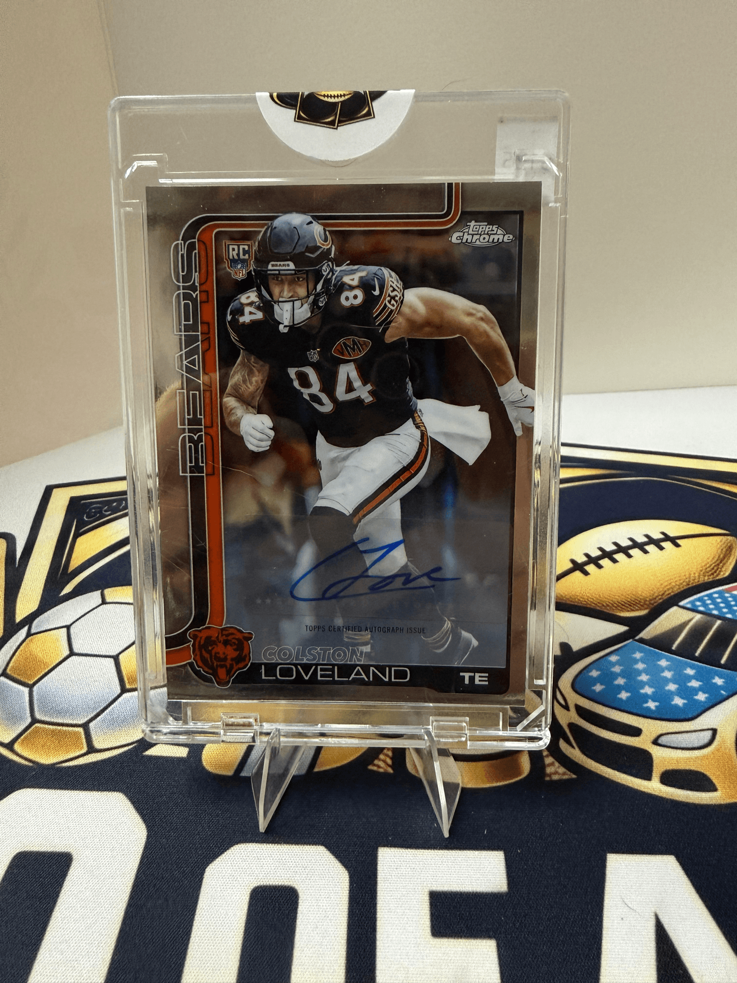 2025 Topps Chrome Base Rookie Auto Colston Loveland