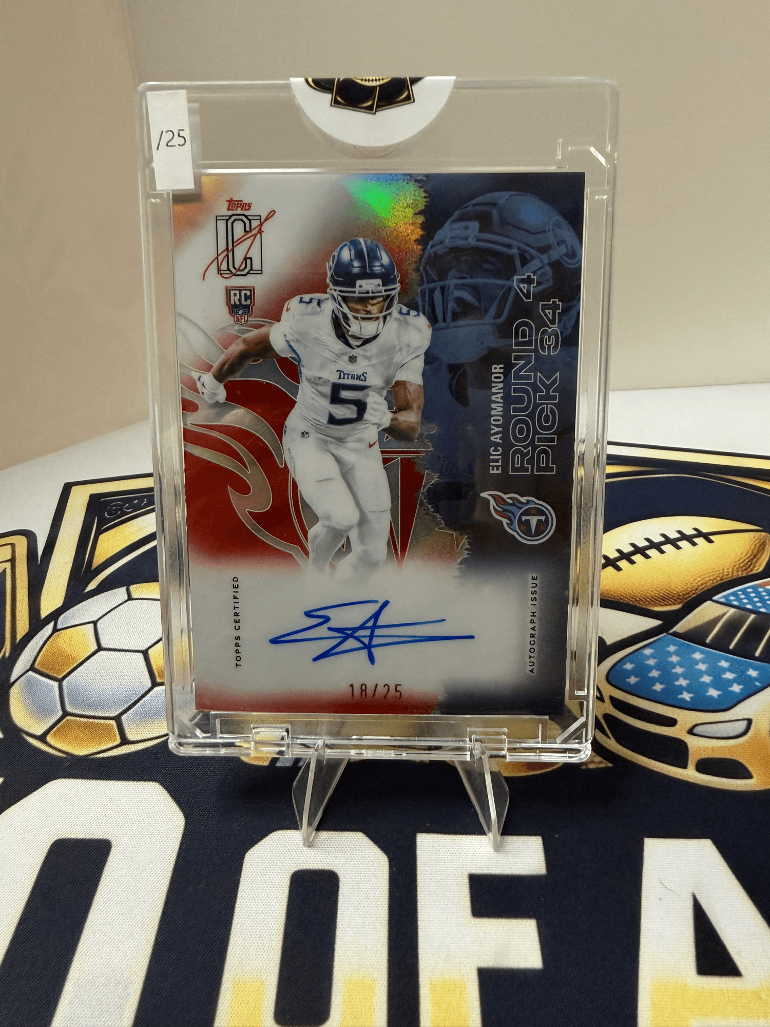 2025 Topps Signature Class Elic Ayomanor