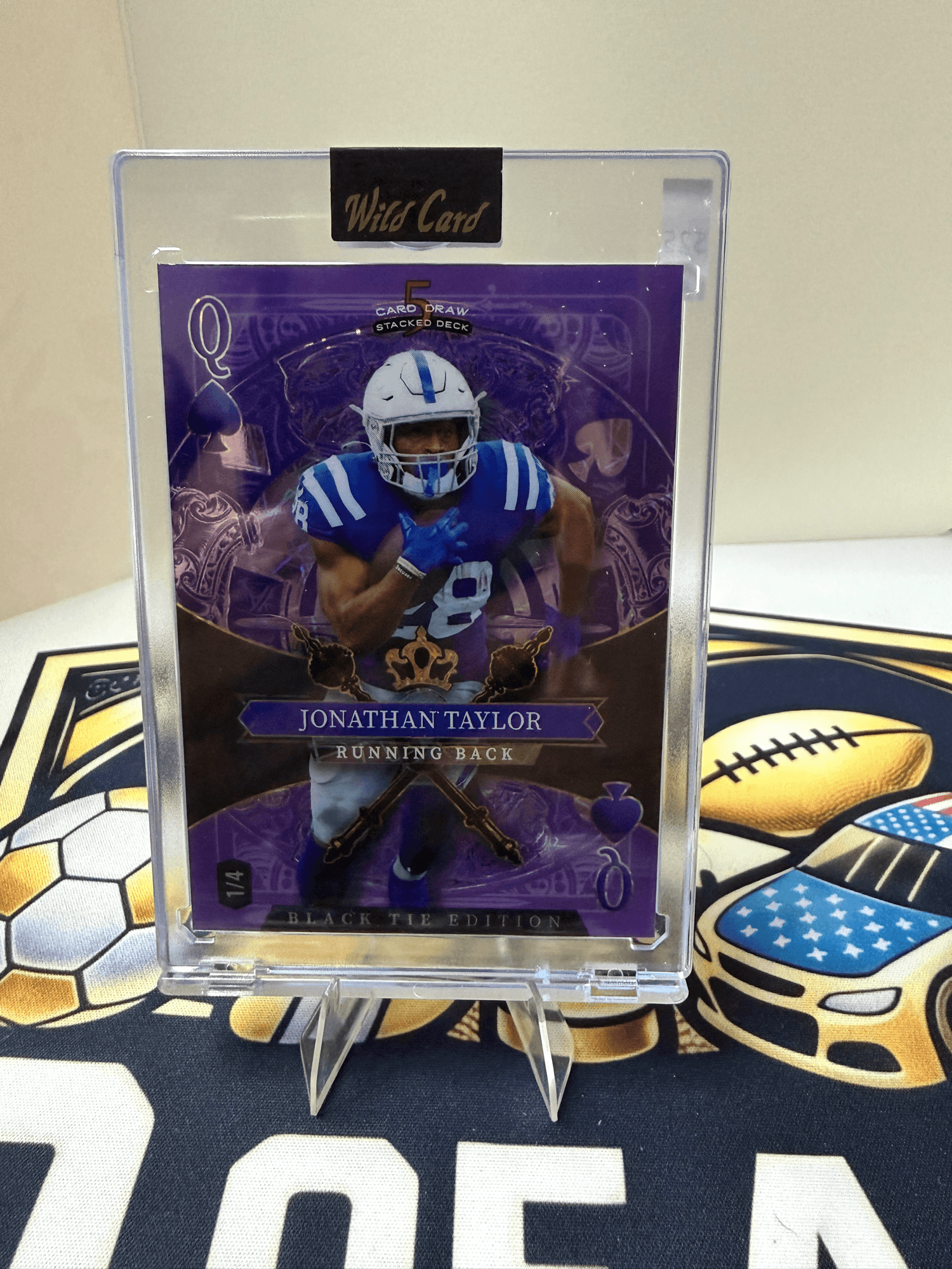 2026 Wild Card 5 Card Stacked Deck Jonathon Taylor