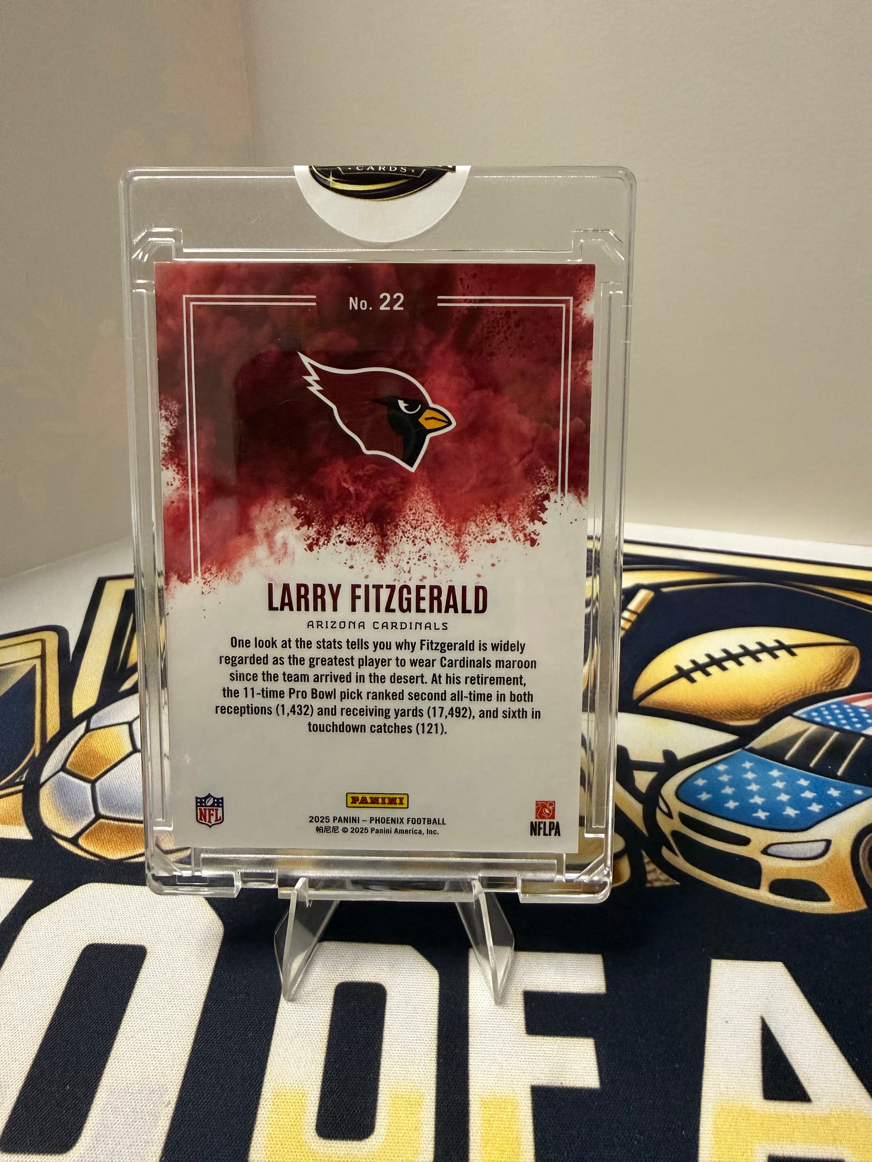 2025 Larry Fitzgerald ColorBlast Case Hit view 2